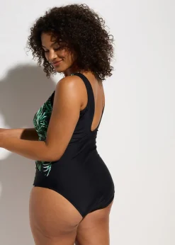 bonprix Maillot 1 pièce sculptant, maintien modéré|Femme Maillots De Bain Gainants|Maillots 1 Pièce