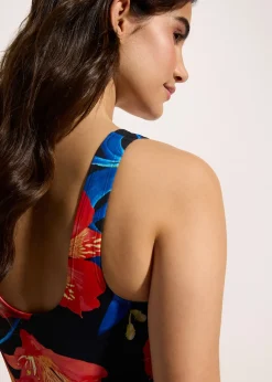 bonprix Maillot 1 pièce sculptant, maintien modéré|Femme Maillots De Bain Gainants|Maillots 1 Pièce