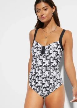 bonprix Maillot 1 pièce sculptant niveau 3|Femme Maillots De Bain Gainants|Maillots 1 Pièce