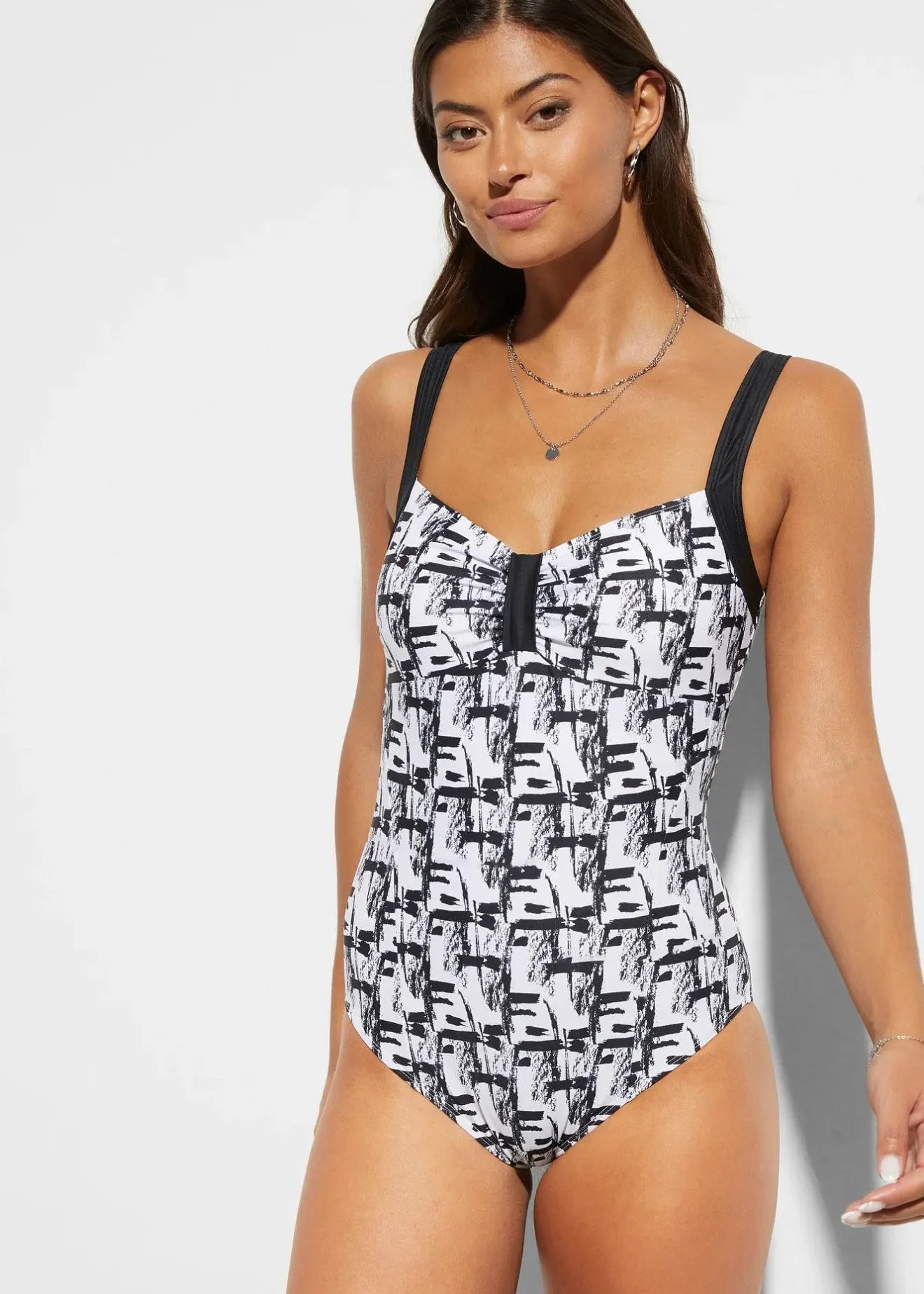 bonprix Maillot 1 pièce sculptant niveau 3|Femme Maillots De Bain Gainants|Maillots 1 Pièce