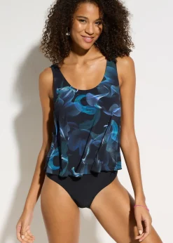 bonprix Maillot 1 pièce, style tankini|Femme Maillots 1 Pièce