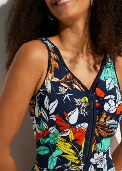 bonprix Maillot 1 pièce, zip devant|Femme Maillots 1 Pièce