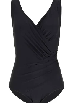 bonprix Maillot 1 pièce sculptant et croisé, maintien modéré|Femme Maillots De Bain Gainants|Maillots 1 Pièce