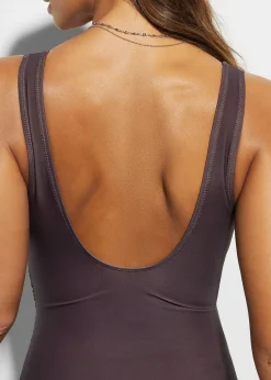 Femme bonprix Maillots De Bain Gainants|Maillots 1 Pièce|Maillot 1 pièce sculptant et croisé, maintien modéré