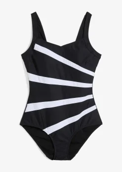 bonprix Maillot sculptant à empiècement, maintien modéré|Femme Maillots De Bain Sport|Maillots De Bain Gainants