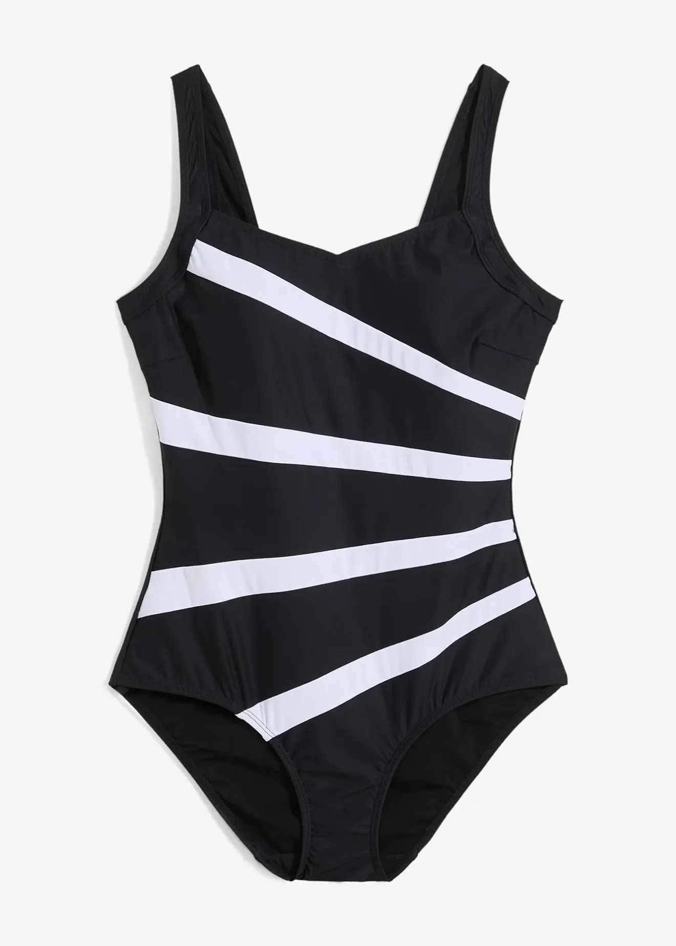 bonprix Maillot sculptant à empiècement, maintien modéré|Femme Maillots De Bain Sport|Maillots De Bain Gainants