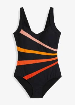 Femme bonprix Maillots De Bain Sport|Maillots De Bain Gainants|Maillot sculptant à empiècement, maintien modéré