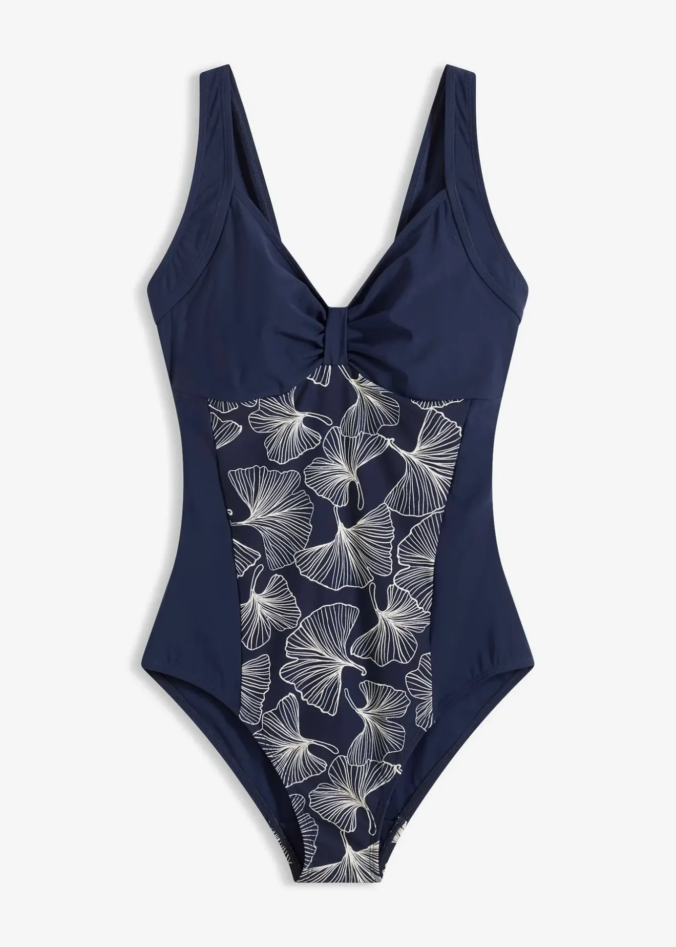 bonprix Maillot sculptant à empiècement imprimé, maintien léger|Femme Maillots De Bain Gainants|Maillots 1 Pièce