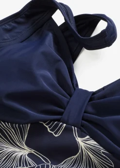 bonprix Maillot sculptant à empiècement imprimé, maintien léger|Femme Maillots De Bain Gainants|Maillots 1 Pièce