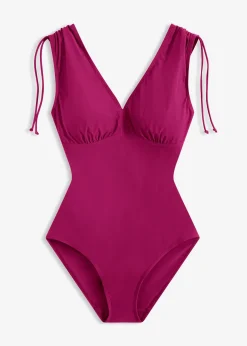 bonprix Maillot sculptant à larges bretelles, maintien léger|Femme Maillots De Bain Gainants|Maillots 1 Pièce