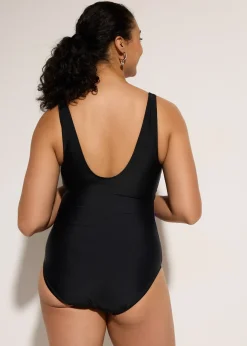 Femme bonprix Maillots De Bain Gainants|Maillots 1 Pièce|Maillot sculptantavec empiècement imprimés, maintien modéré