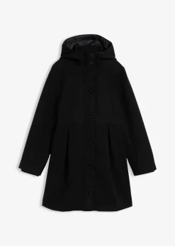 Enfant bonprix Vêtements Enfant|Filles 9-16 Ans·Vestes Outdoor|Manteau à capuche et pinces, forme trapèze