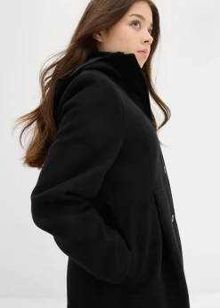 Enfant bonprix Vêtements Enfant|Filles 9-16 Ans·Vestes Outdoor|Manteau à capuche et pinces, forme trapèze