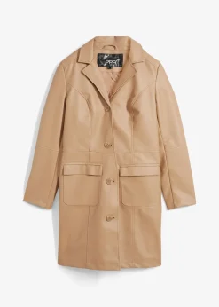 bonprix Manteau avec revers, cintré|Femme Vestes & Manteaux