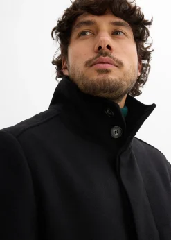 bonprix Manteau court aspect laine|Homme Vestes