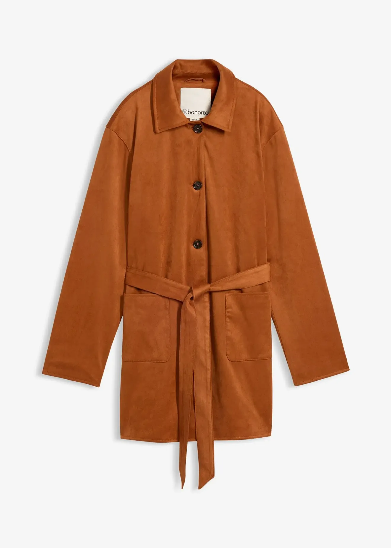 Femme bonprix Vestes & Manteaux|Manteau court avec ceinture