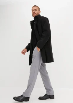 bonprix Manteau court avec empiècement coupe-vent|Homme Vestes