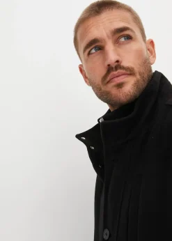 bonprix Manteau court avec empiècement coupe-vent|Homme Vestes