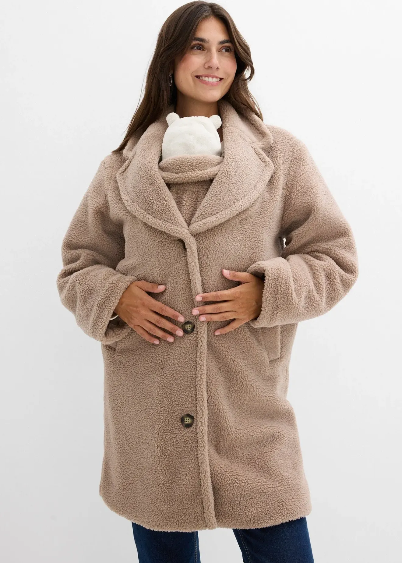 bonprix Manteau de grossesse 2-en-1 avec fonction de portage|Femme Femme Enceinte