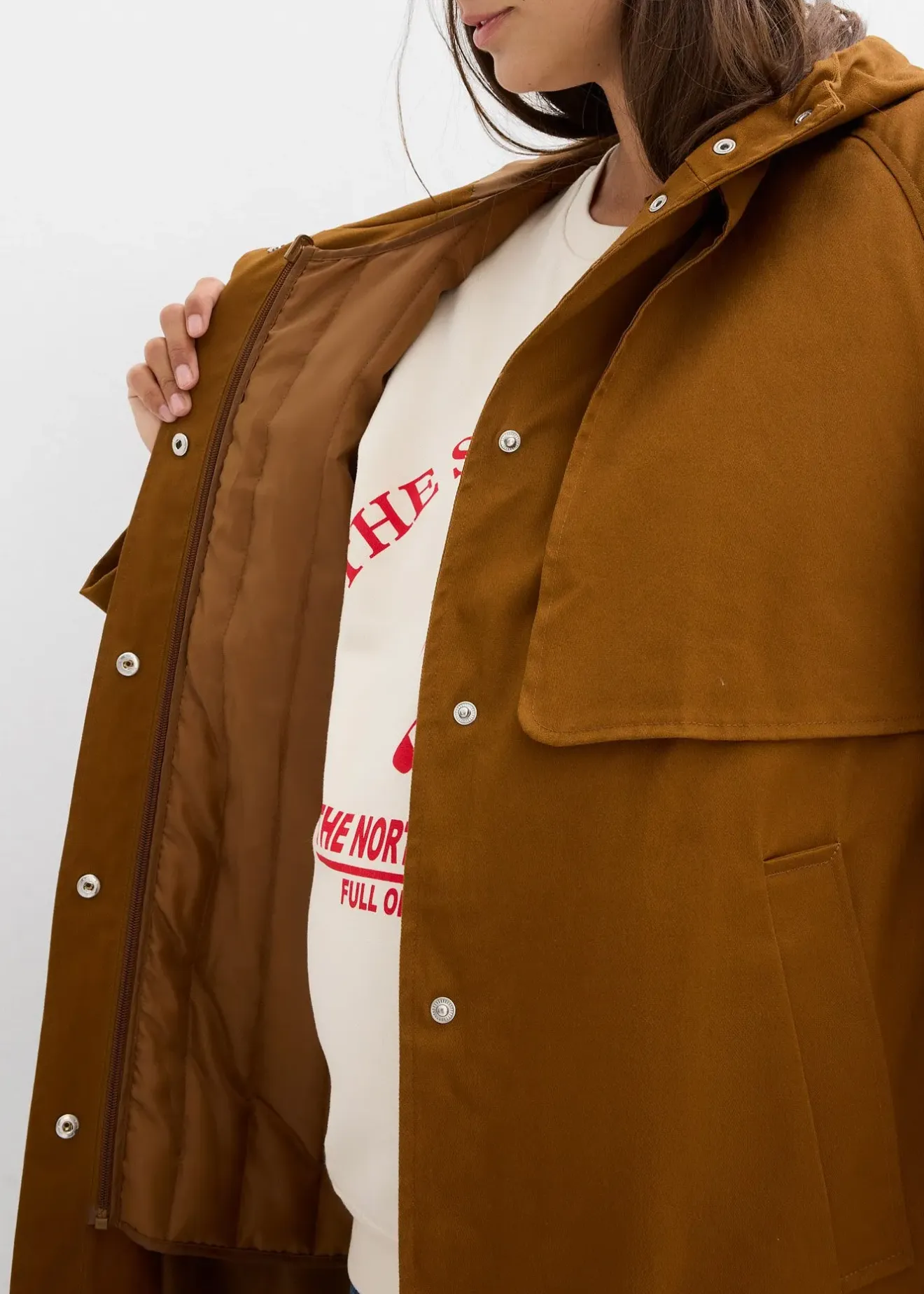 bonprix Manteau de grossesse et de portage déperlant 6-en-1 avec gilet intérieur amovible|Femme Femme Enceinte