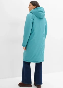 bonprix Manteau d’hiver avec doublure capuche en polaire peluche|Femme Vestes & Manteaux