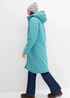 bonprix Manteau d’hiver avec doublure capuche en polaire peluche|Femme Vestes & Manteaux