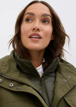 bonprix Manteau d’hiver, style 2-en-1|Femme Vestes & Manteaux