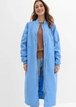 bonprix Manteau léger avec col en bord-côtes|Femme Vestes & Manteaux