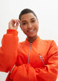 Femme bonprix Vestes & Manteaux|Manteau léger avec col en bord-côtes