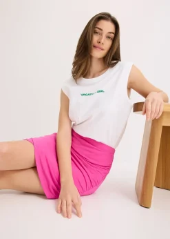 bonprix Mini-jupe à fronces|Femme Jupes