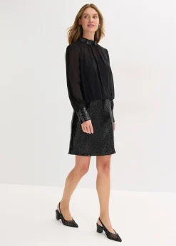 Femme bonprix Jupes|Mini-jupe à sequins