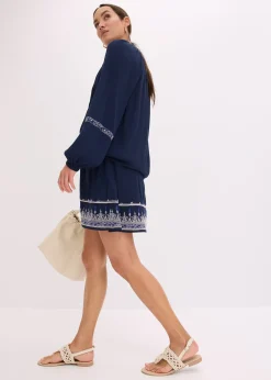 Femme bonprix Jupes|Mini-jupe avec broderie