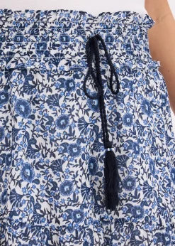 Femme bonprix Jupes|Mini-jupe bohème en coton léger