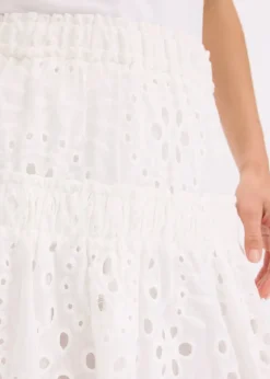 bonprix Mini-jupe en broderie anglaise|Femme Jupes