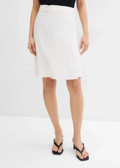 bonprix Mini-jupe en twill|Femme Jupes