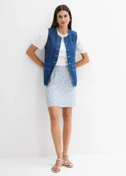 Femme bonprix Jupes|Mini-jupe en viscose fluide