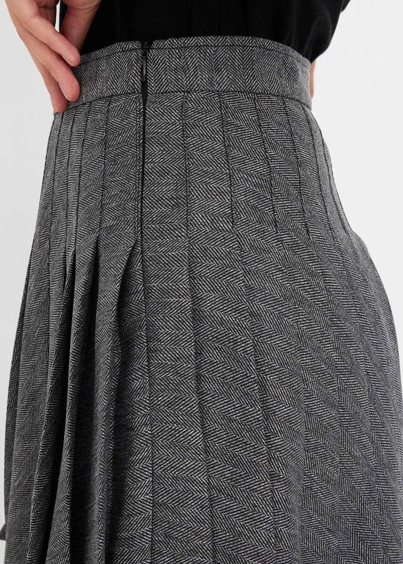 bonprix Mini-jupe plissée|Femme Jupes