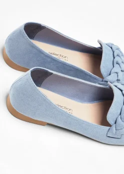 bonprix Mocassins à détail tressé|Femme Loafers|Slippers & Mocassins