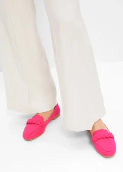 Femme bonprix Loafers|Slippers & Mocassins|Mocassins à détail tressé