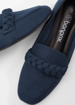 bonprix Mocassins à détail tressé|Femme Loafers|Slippers & Mocassins