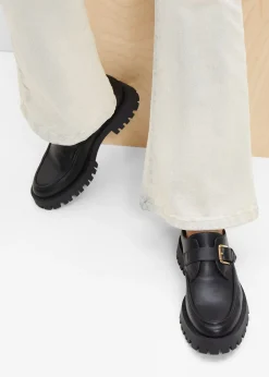 bonprix Mocassins à semelle épaisse et boucle|Femme Slippers & Mocassins|Chaussures D'Été