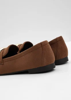 bonprix Mocassins aux détails métalliques|Femme Loafers|Slippers & Mocassins
