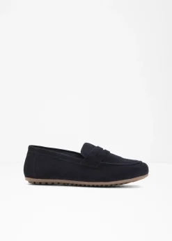 Femme bonprix Loafers|Slippers & Mocassins|Mocassins en cuir velours
