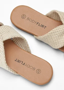 bonprix Mules à brides entrelacées|Femme Chaussures D'Été