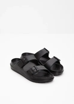 bonprix Mules double bride déperlantes|Femme Chaussons|Chaussures D'Été