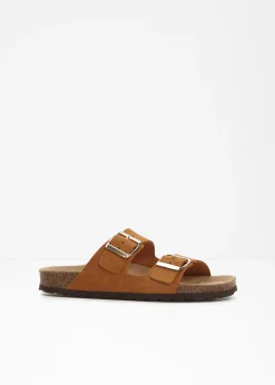 Femme bonprix Chaussures D'Été|Mules en cuir velours