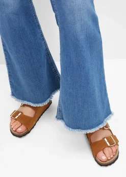 Femme bonprix Chaussures D'Été|Mules en cuir velours