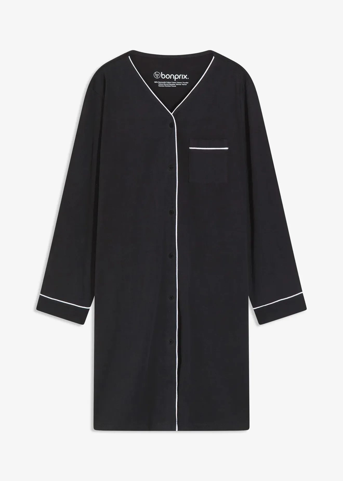 bonprix Nuisette 100% coton|Femme Lingerie Nuit