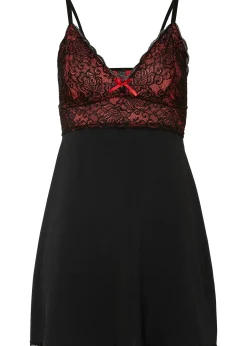 Femme bonprix Guêpières & Déshabillés|Dessous|Nuisette avec dentelle