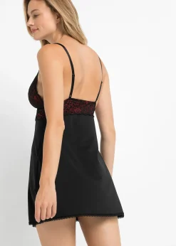 Femme bonprix Guêpières & Déshabillés|Dessous|Nuisette avec dentelle